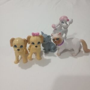 Lot Barbie Pets Collectible Figures  Animals Mattel Toy